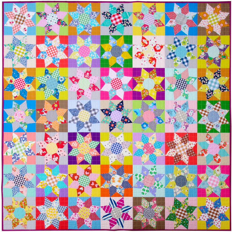 Talula Quilt ~ English Paper Pieced © Red Pepper Quilts November 2021