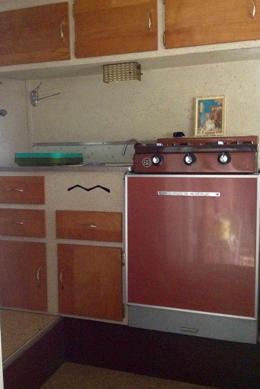 Cottontail Farm Vintage camping kitchen / chuck box