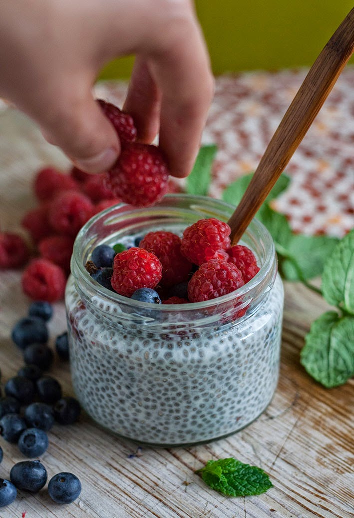 SŁODKI PUDDING Z CHIA. PRZEPIS PODSTAWOWY Wegan Nerd wegańskie