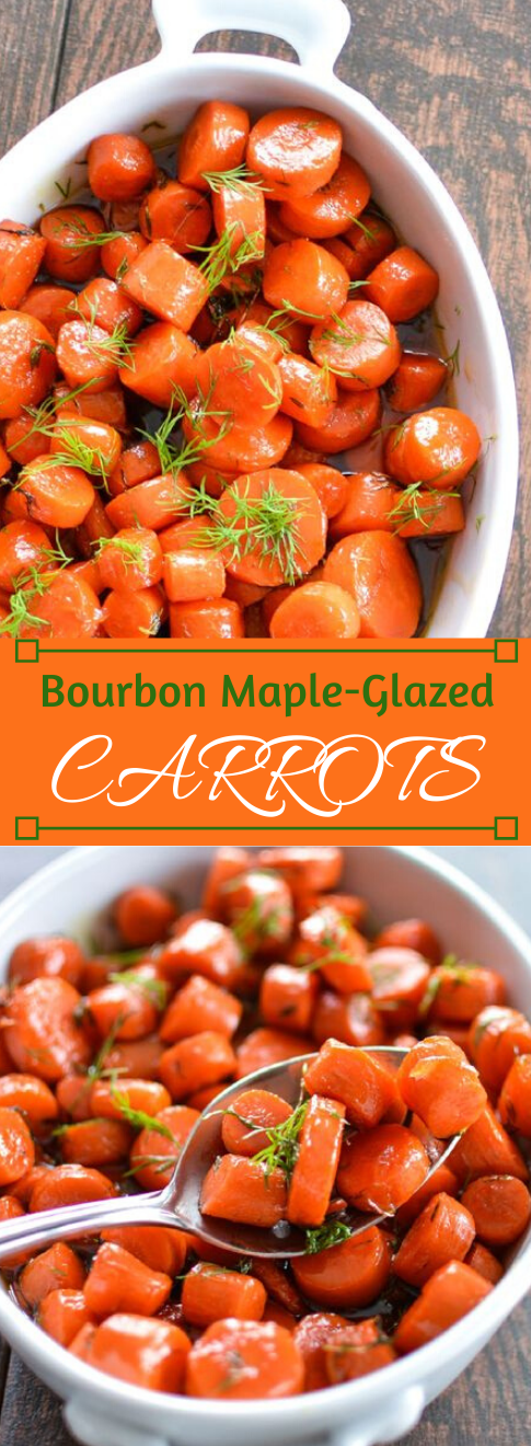 Bourbon Maple Glazed Carrots #vegetarian #carrot #easy #healthyrecipes #dinner