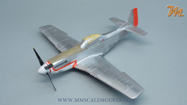 P-51 D-15 Mustang ICM 1/48 - plastic scale model build review