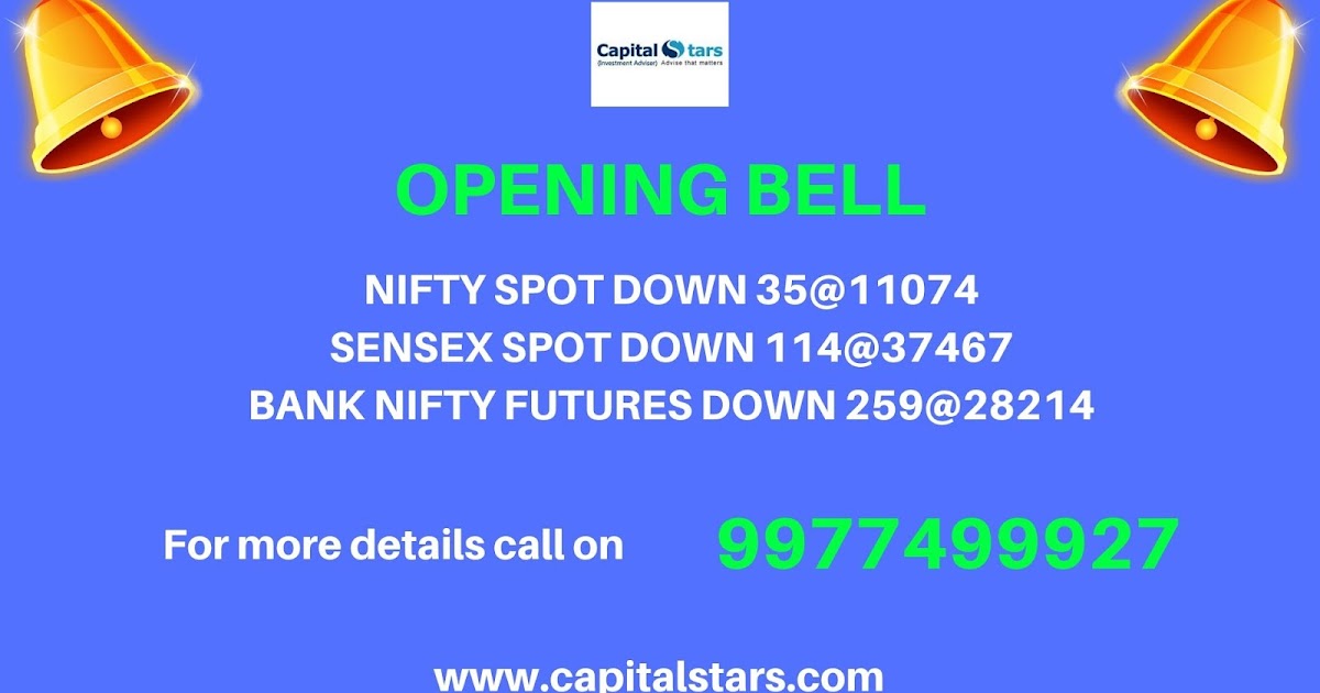 Opening Bell By CapitalStars 13/August/2019