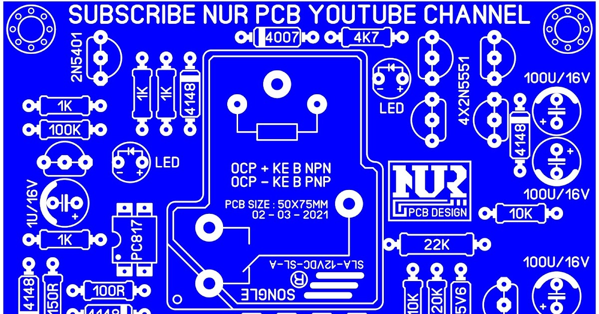 Layout Speaker Protector Anti Konslet ~ Nur Pcb Design