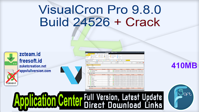 VisualCron Pro 9.8.0 Build 24526 + Crack_ ZcTeam.id