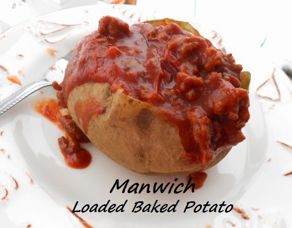 Shakin & Bakin Foodie Blog: Manwich Loaded Baked Potato Recipe