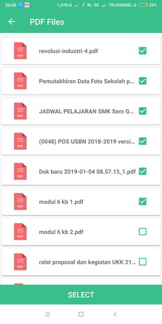 cara menggabungkan file pdf menggunakan pdf merge di android