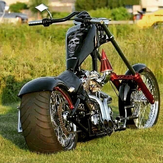 custom chopper motorcycle