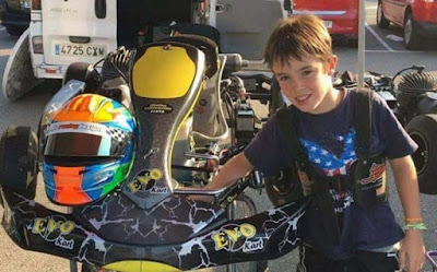 Muere un niño piloto de kart entrenando Gonzalo Basurto