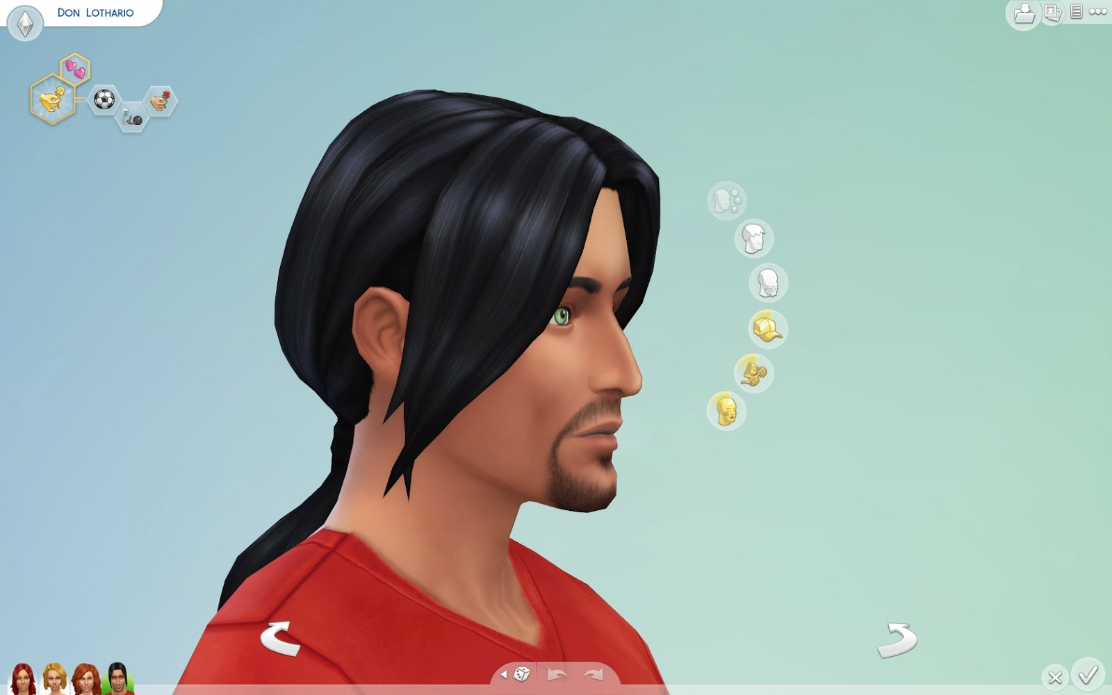 My Sims 4 Blog Long Ponytail For Men By Sydria
