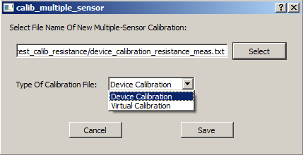 calibration app multiple sensor step 3-3