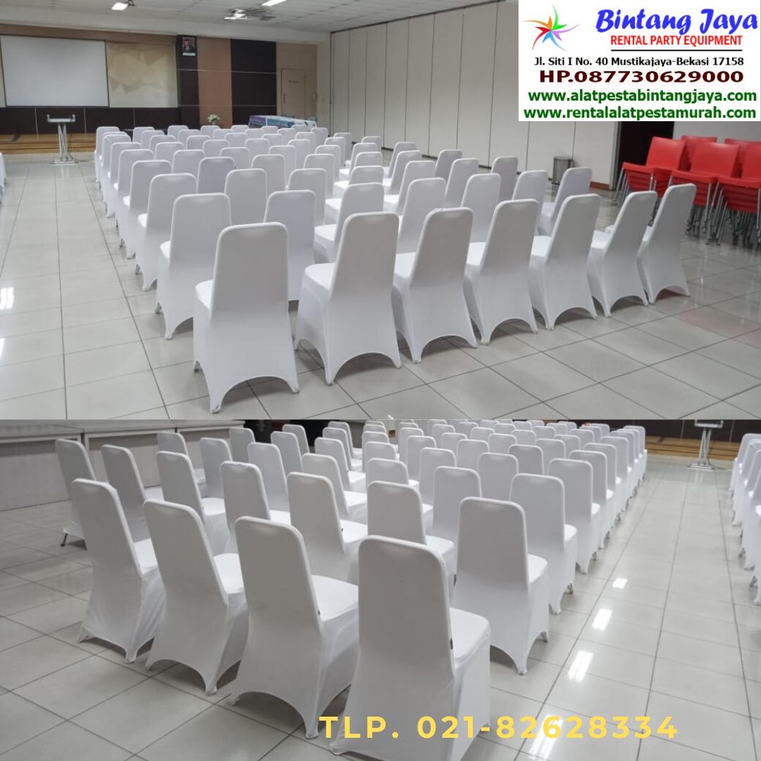 SEWA KURSI FUTURA COVER PUTIH MURAH TEBET JAKARTA SELATAN