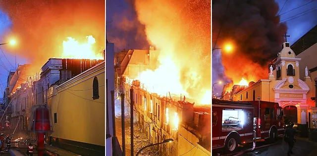 Incendio Mesa Redonda