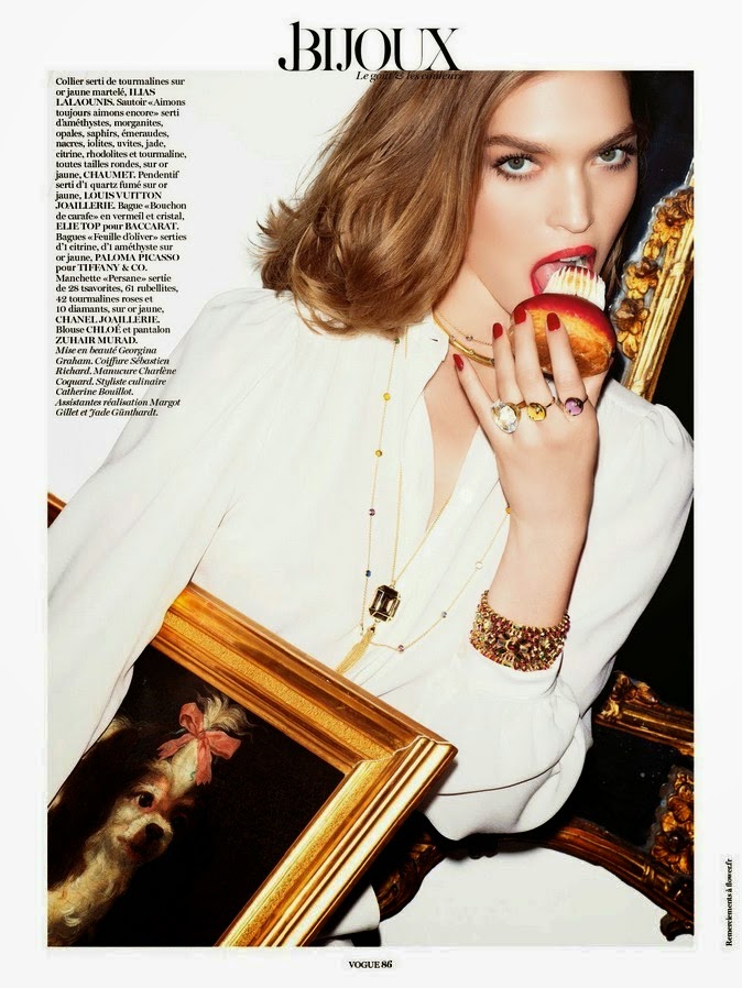 Arizona Muse HQ Pictures Vogue Paris Magazine Photoshoot June/July 2014