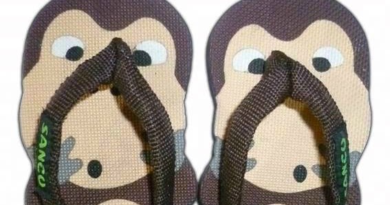 Koleksi Sandal  Lucu  Sandal  Lucu  Monkey atau George