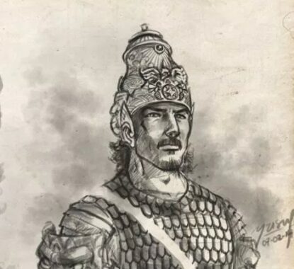 Ilustrasi Raja Purnawarman.
