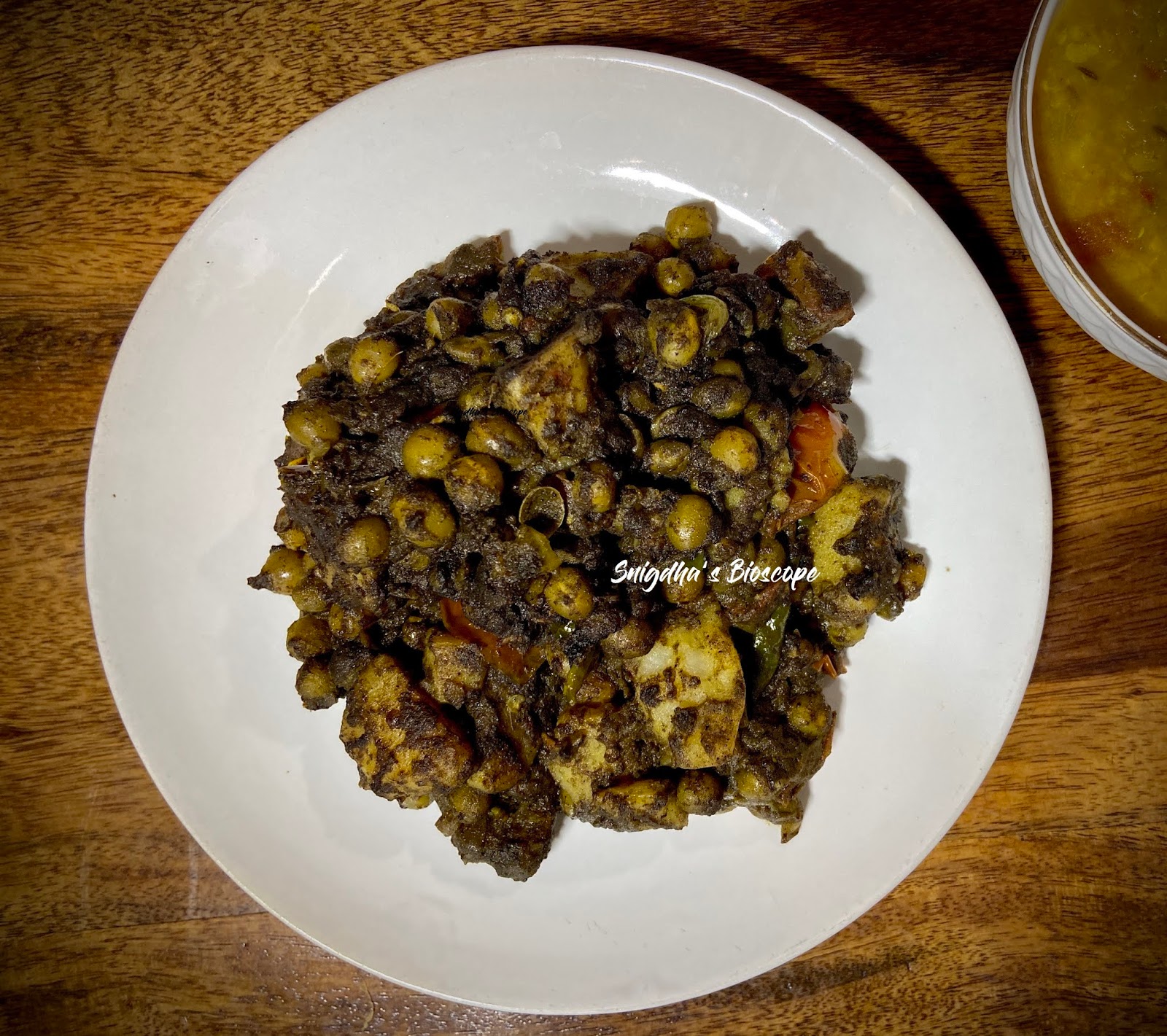 Til Chutney Nepali Recipe Sesame seeds with green peas and potato