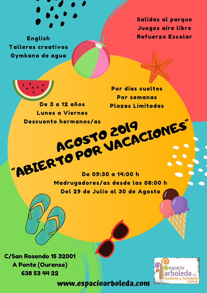 ESPACIO ARBOLEDA (Academia Actividades Lúdicas): ¡MAÑANAS 2019!