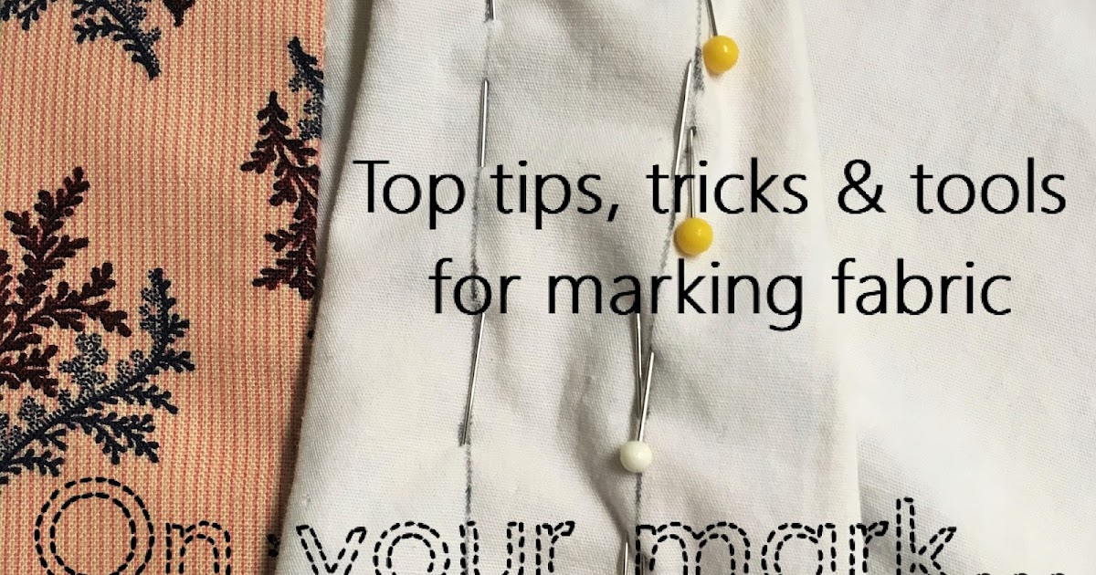 The Sewphisticate To Mark or Not to Mark Your Fabric?