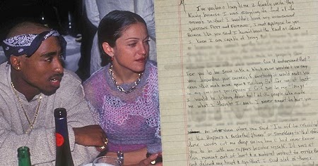 Tupac Shakur’s breakup Letter to Madonna finally hits auction block
