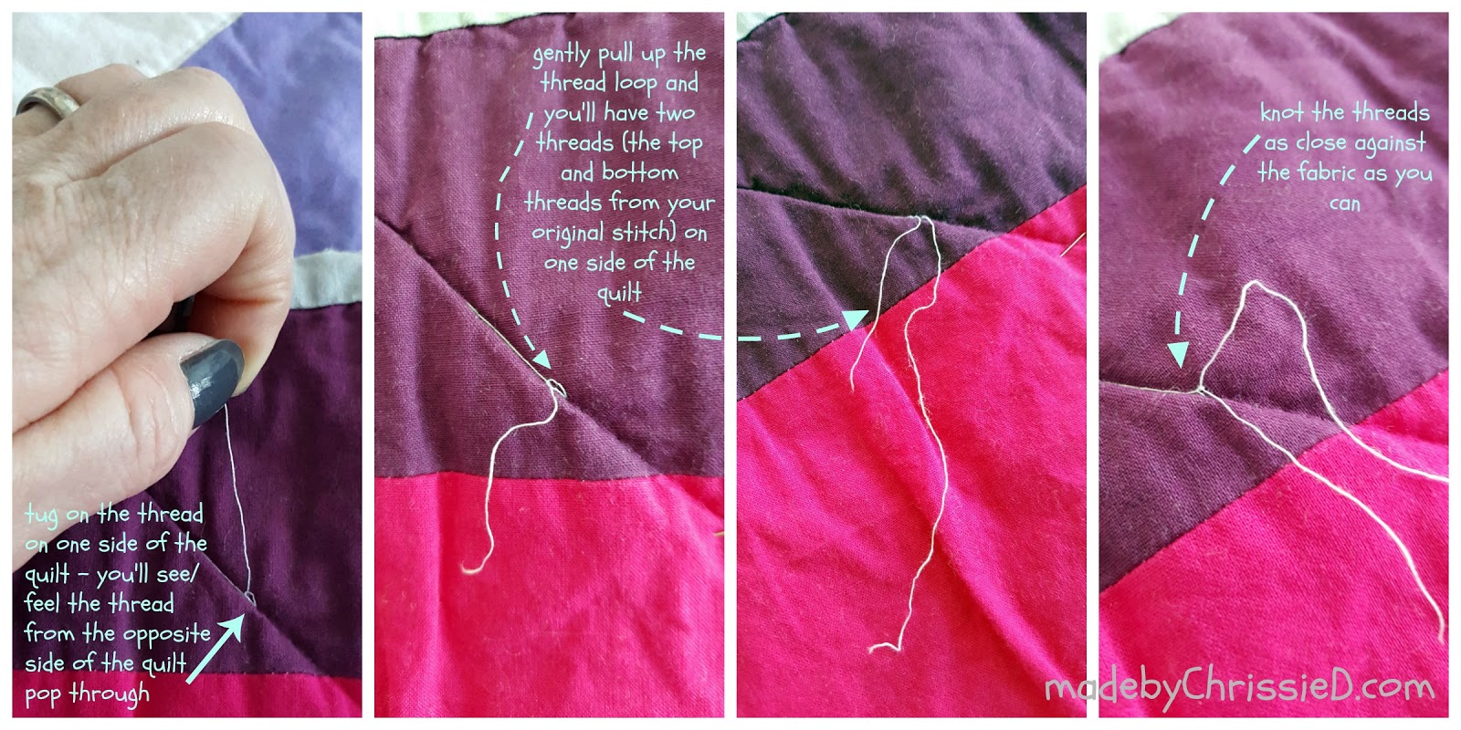 Chris Dodsley mbCD How To Repair Broken Quilting Stitches