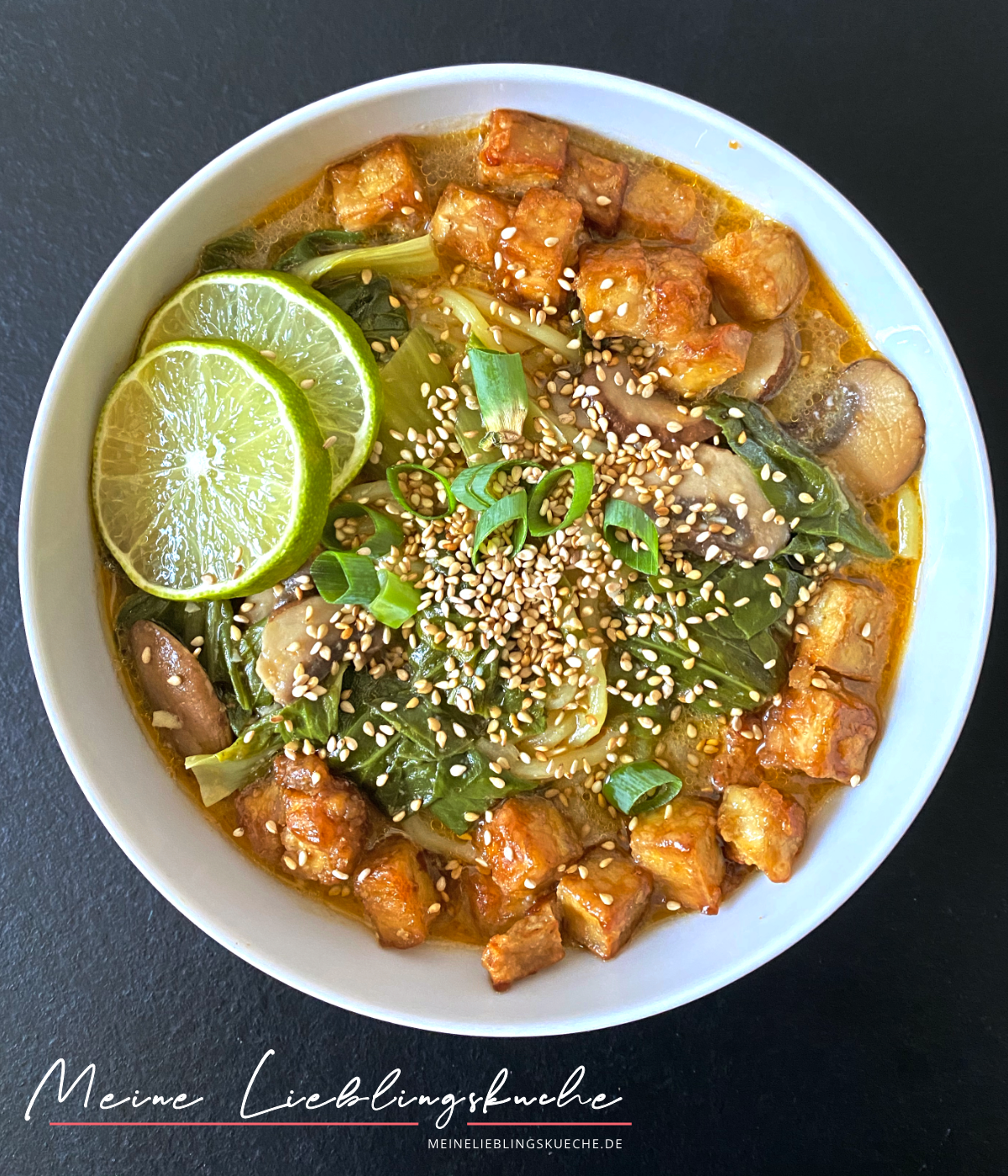 Curry-Ramen mit Kokosmilch