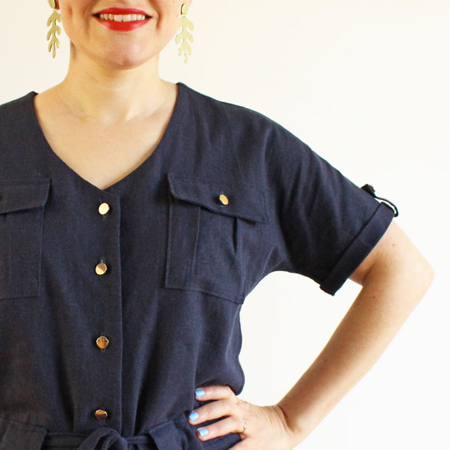 Tilly's Nautical Chic Alexa Jumpsuit - sewing pattern by Tilly and the Buttons