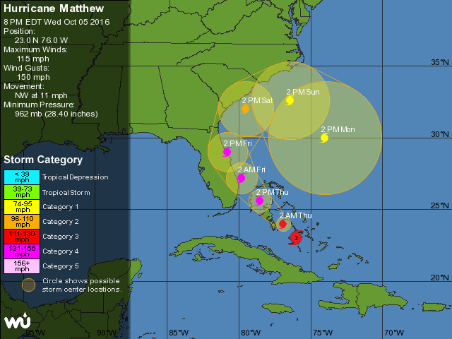 Florida(EE.UU) mira poderoso Huracán 