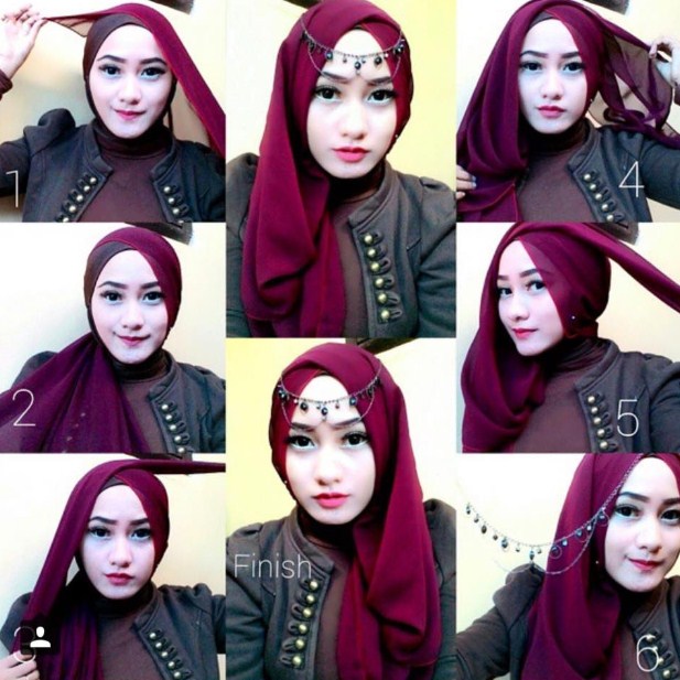 Kumpulan Video Berbagai Tutorial Hijab Segi Empat Pesta Modern dan Elegan