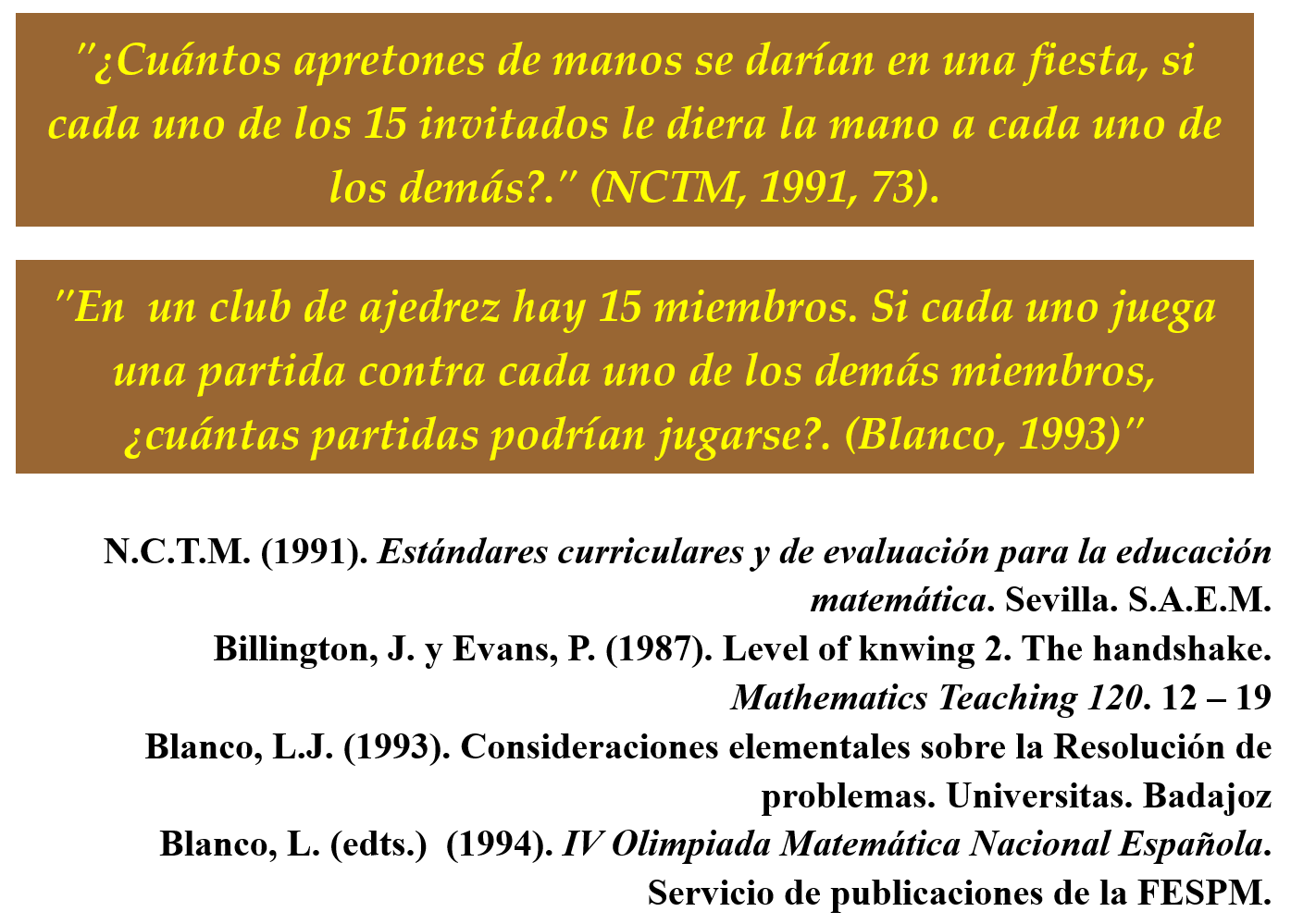 Manías Matemáticas de Lorenzo J Blanco Nieto: Clasificando las actividades  Matemáticas - 6