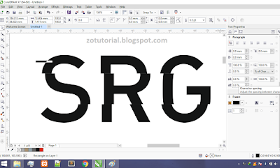 Membuat Effek Glitch dengan CorelDraw 