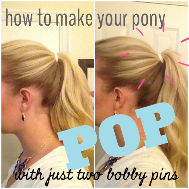 How to make your ponytail pop – The How To Mom
