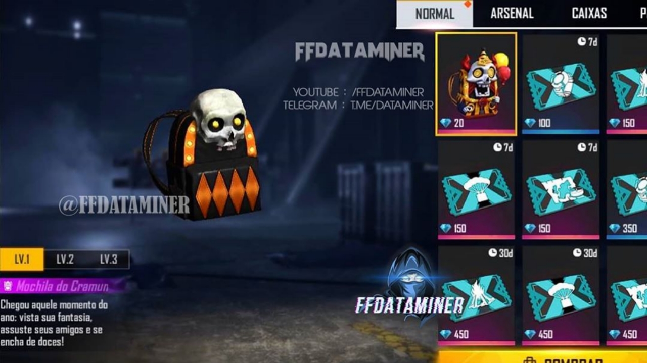 Free Fire New Updates 2020 New Gloo Wall Skin FF DATA MINER