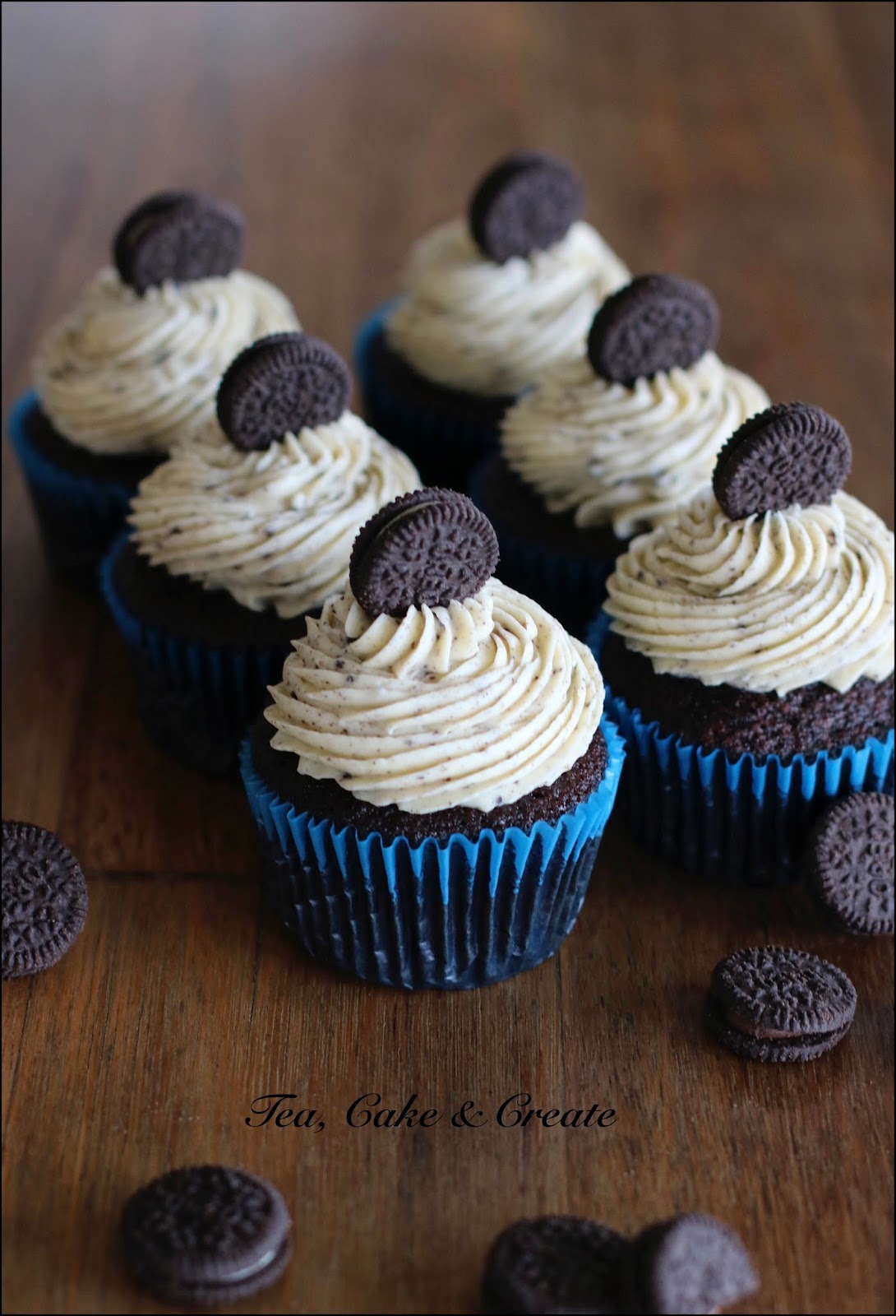 Tea, Cake & Create Chocolate Cupcakes with Cookies & Cream Icing