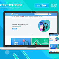 Blanter Tokoside eCommerce Blogger Template Free Download
