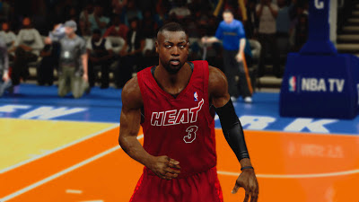 NBA 2K13 Miami Heat Christmas Jersey