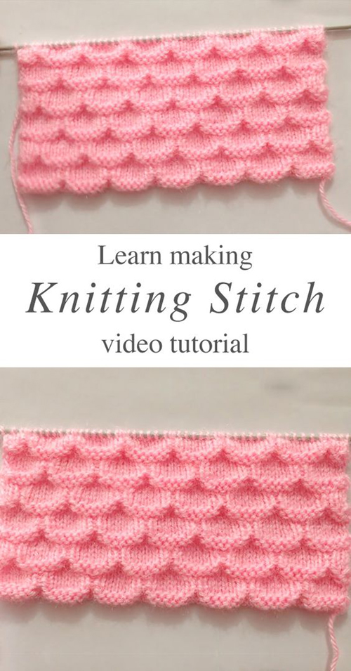 Amazing Knitting Simple Knitting Stitch Tutorial