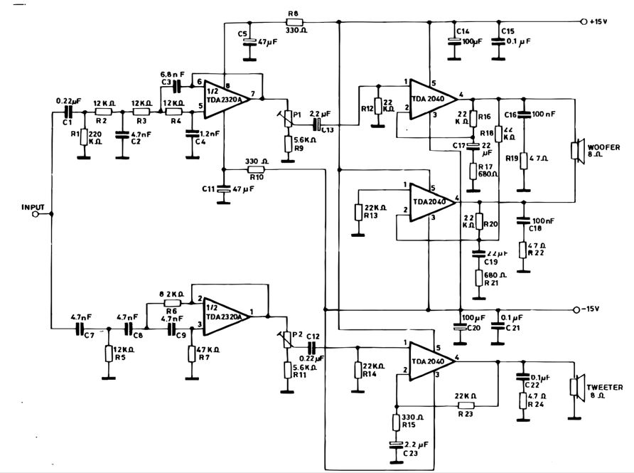 Tda2040 Circuit Diagram