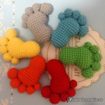 PATRON GRATIS PIES AMIGURUMI 22467 PATRON GRATIS PIES AMIGURUMI 22467
