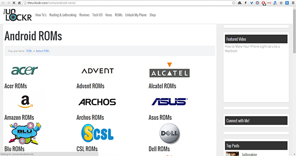 افضل خمس مواقع لتحميل الرومات الرسمية للاندرويد Syrtechno