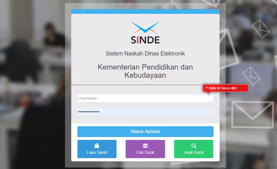 Mengenal SINDE, Aplikasi Persuratan Kemdikbud dan Fitur-fiturnya