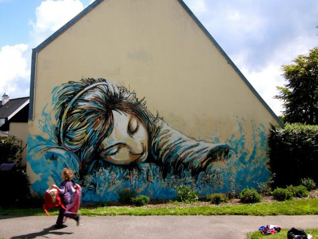 Рисунки на стенах. Alice Pasquini 3 Рисунки на стенах. Alice Pasquini 2