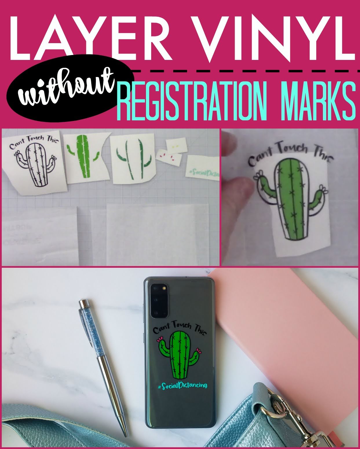 How to Layer Vinyl Decals Without Registration Marks (Video