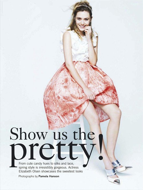 Elizabeth Olsen in Glamour Magazine - March 2012 - barefoot duchess - a