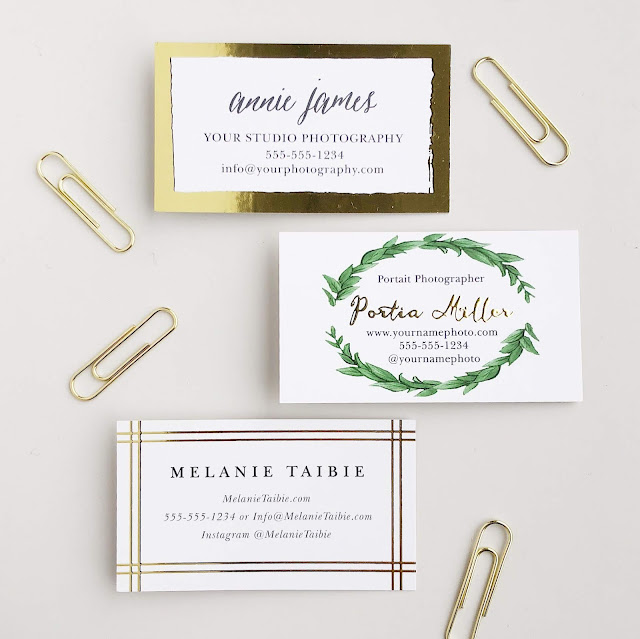 Design Your Own Business Cards with Itsy Bits And Pieces Blog and Basic Invite