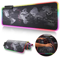Gaming RGB Backlit Computer Mouse Pad