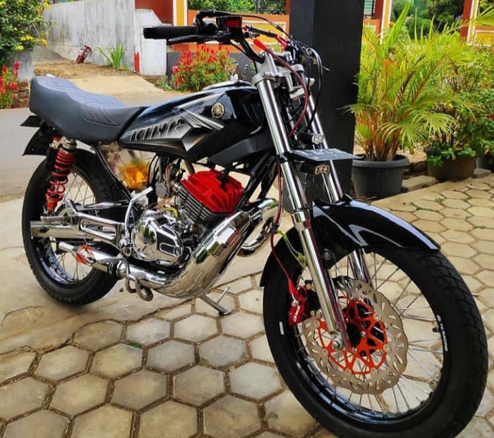 Modifikasi Rx King Warna Hitam Yang Paling Keren racing 48