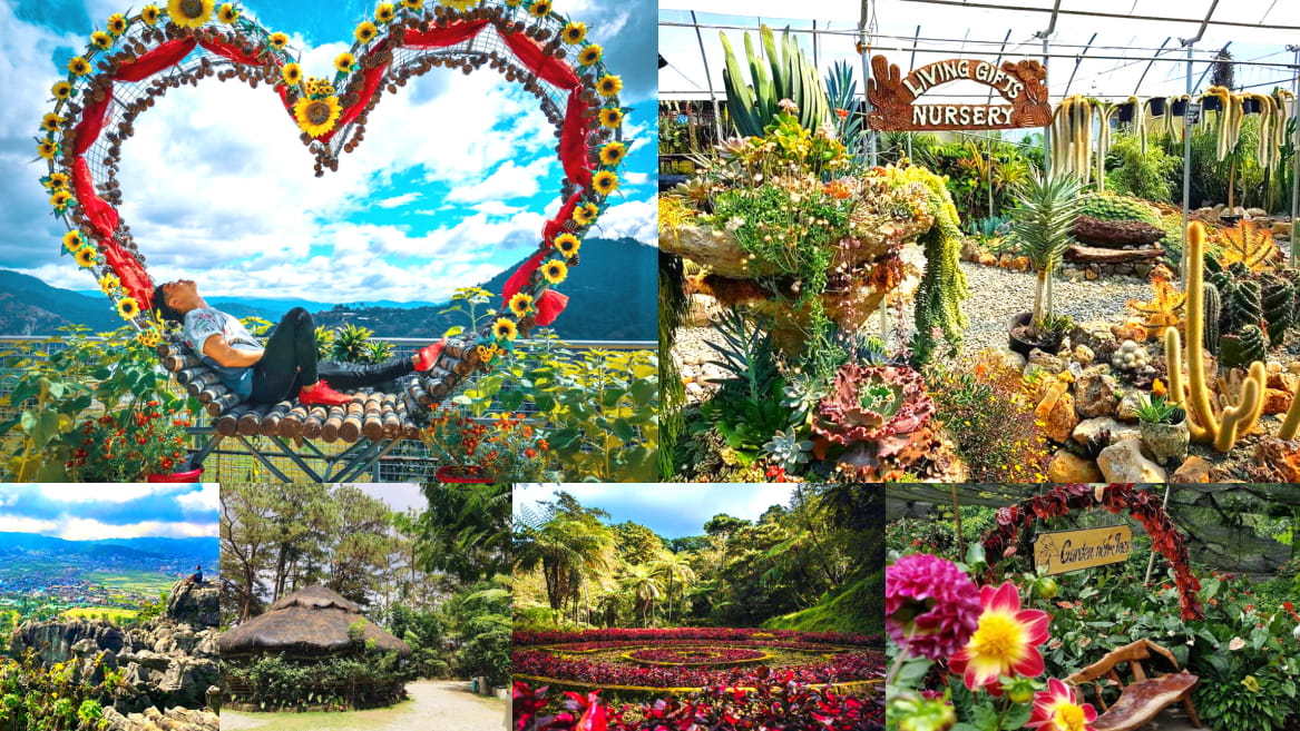 Baguio Tourist Spots Collage