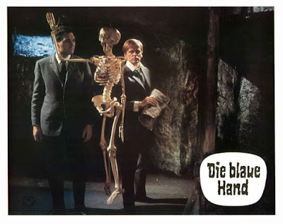 Creature with the Blue Hand, lobby card, Klaus Kinski, Edgar Wallace