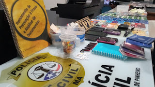 Estelionatário é preso em Pinheiro com centenas de cartões bancários de idosos