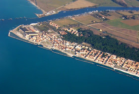 Marina di Pisa from the air